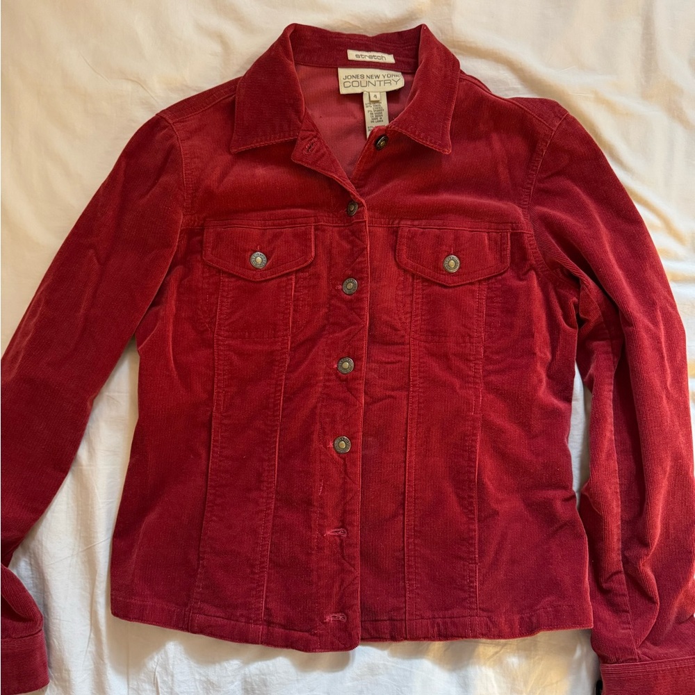 Red Corduroy Jacket
